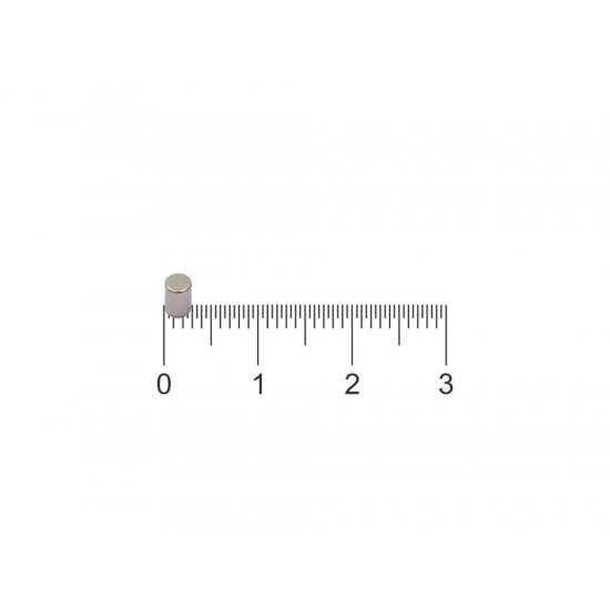 Ímã de neodímio 3x4 mm - N50